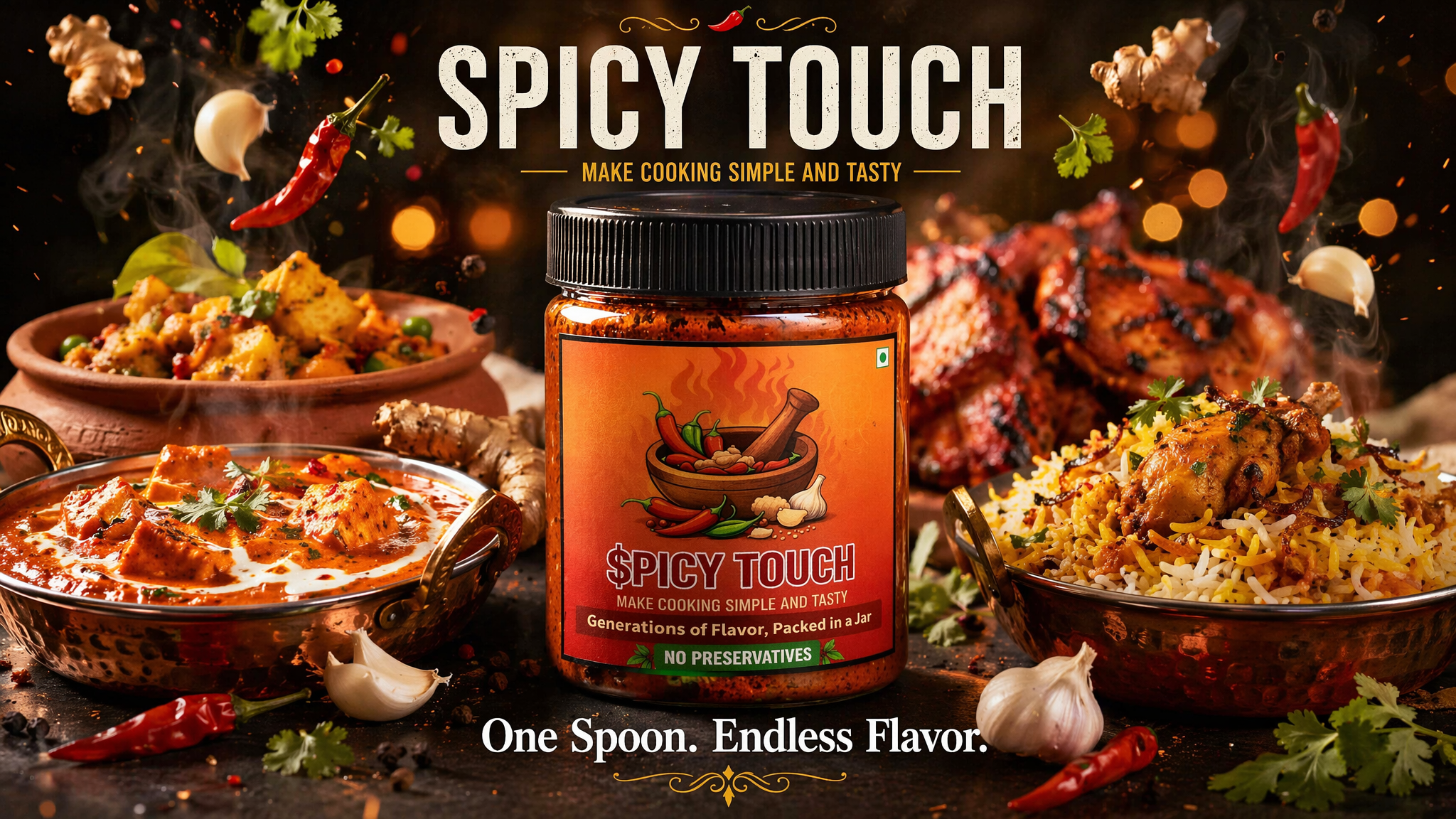Spicy Red Chutney (500 GM)